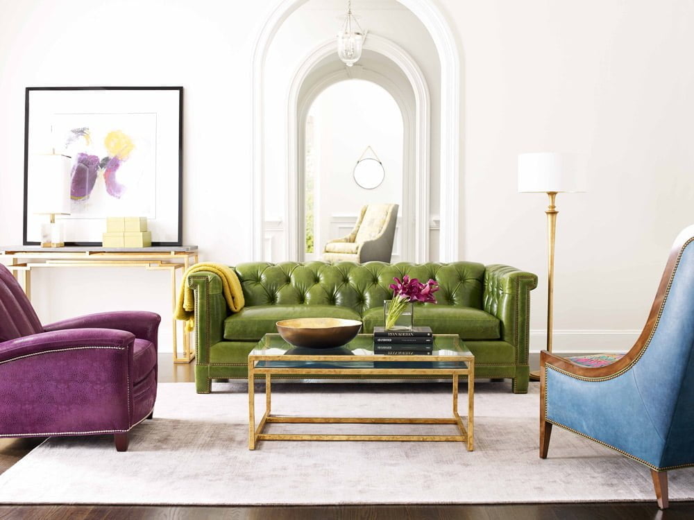 Hancock and Moore Tufted Sofa