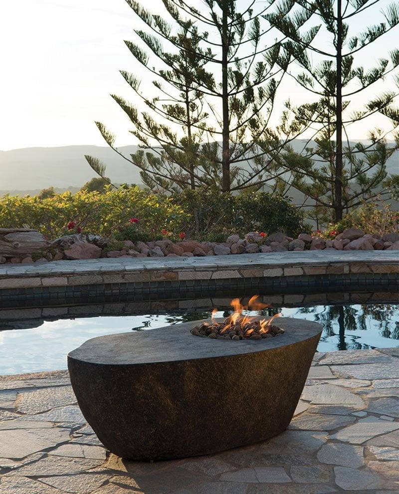 Stone Yard Masonry Fire Table