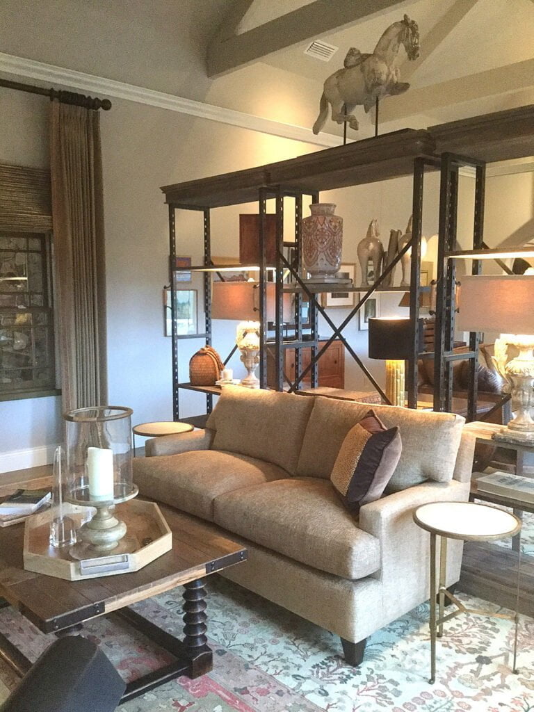 Healdsburg Home Remodeled Living Room Sofa