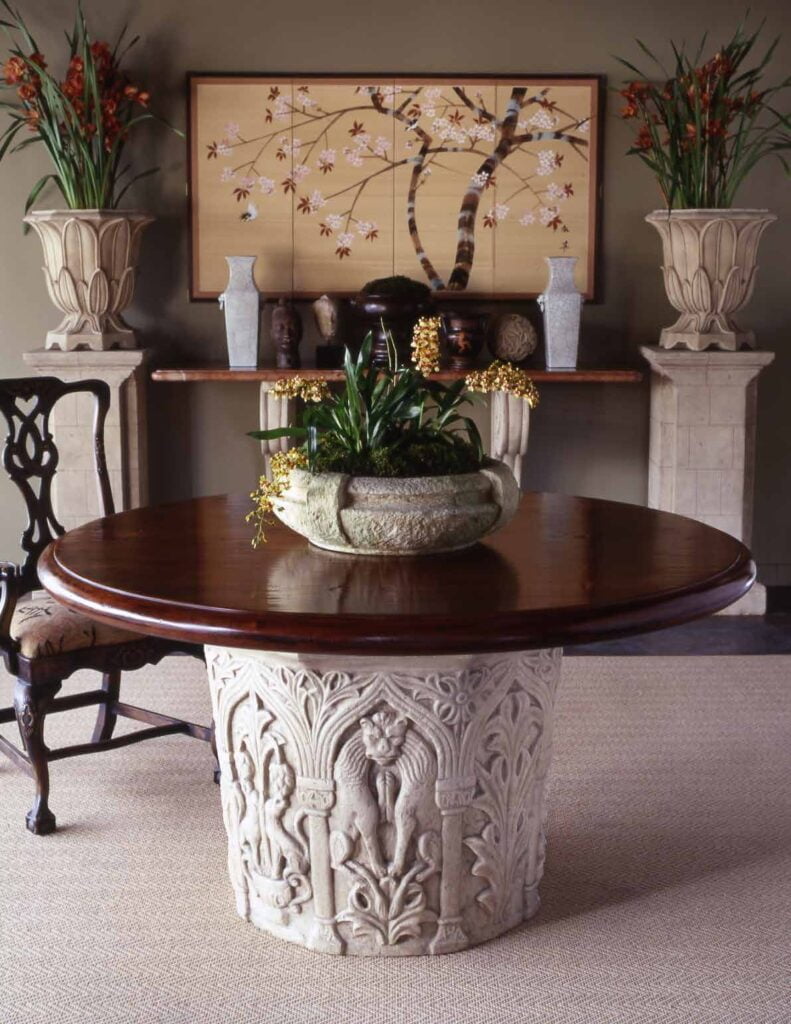 Stone Yard Table Pedestal
