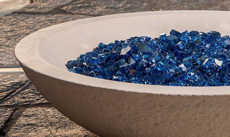 Stone Yard Small Masonry Fire Bowl