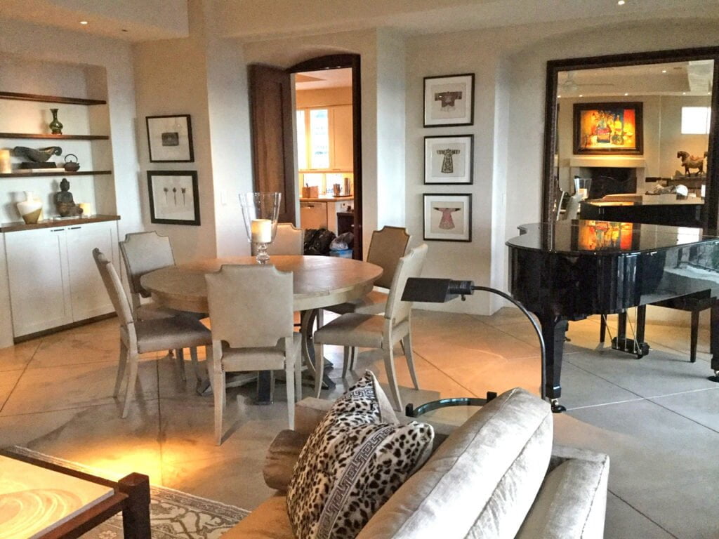 Redesigned Dining Room with Piano