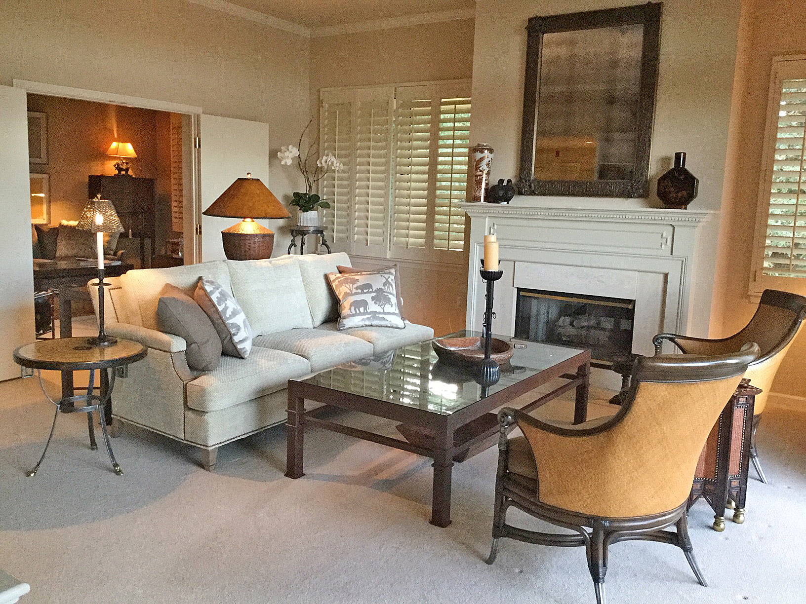 Marin County Condo Redesign Living Room